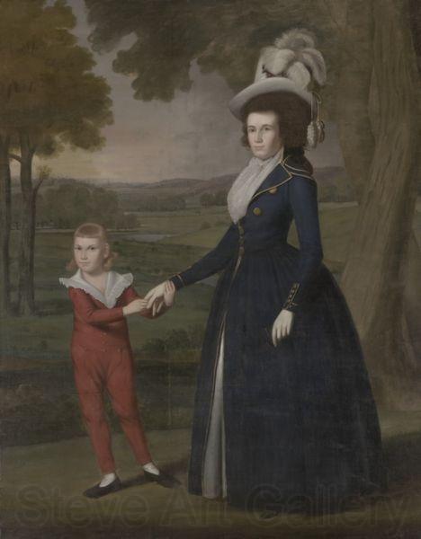 Ralph Earl and her son Charles